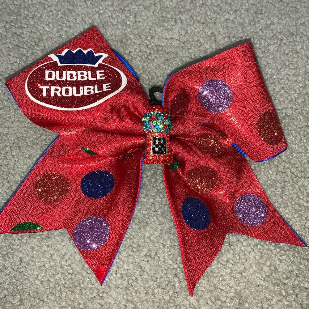 Super Cute Double Trouble Cheerleading Bow